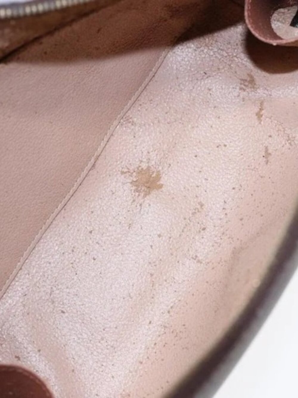 LOUIS VUITTON Monogram Trousse Demi Ronde Cosmetic Pouch M47520 LV Auth 87600 - Picture 9 of 15